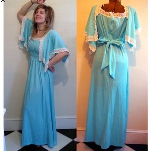 1970s maxi summer dress true vintage